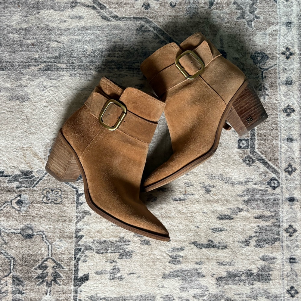 Sam Edelman Leonia Ankle suede Boots size 6 - Picture 6 of 13